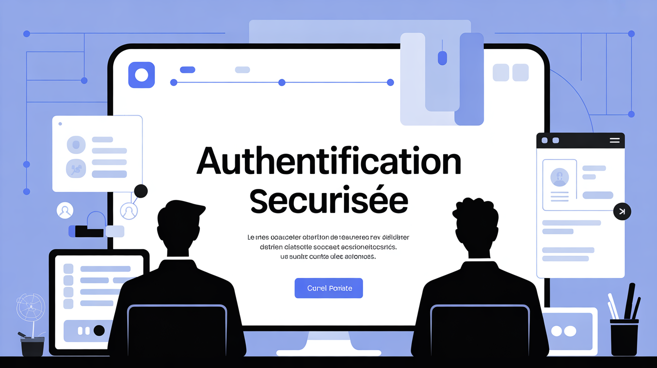 Connexion sécurisée Myextrabat sur écran professionnel