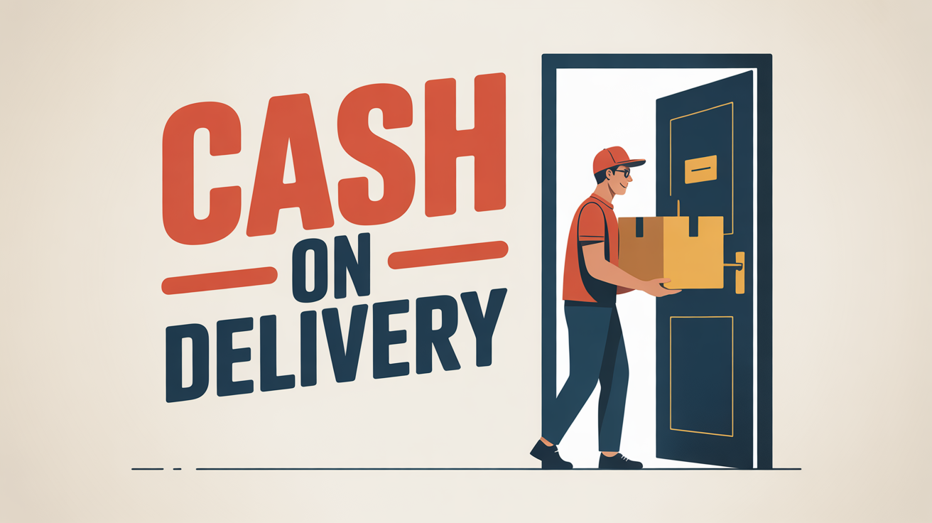 cash on delivery livraison devant porte