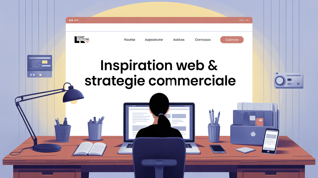 illustration inspiration web strategie commerciale