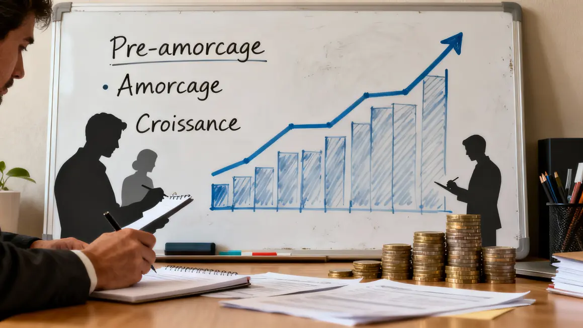 tableau blanc etapes financement startup