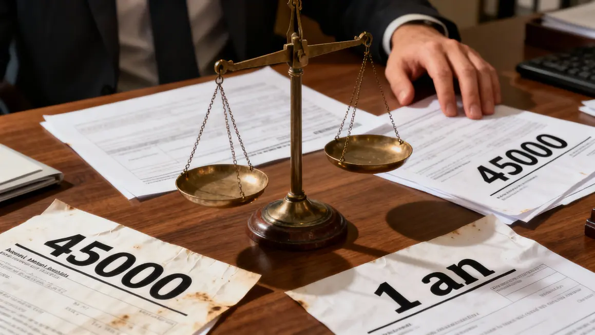 balance justice attestation legale sanction