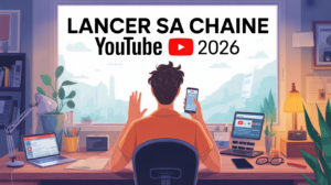 comment devenir youtubeur illustration lancement chaine