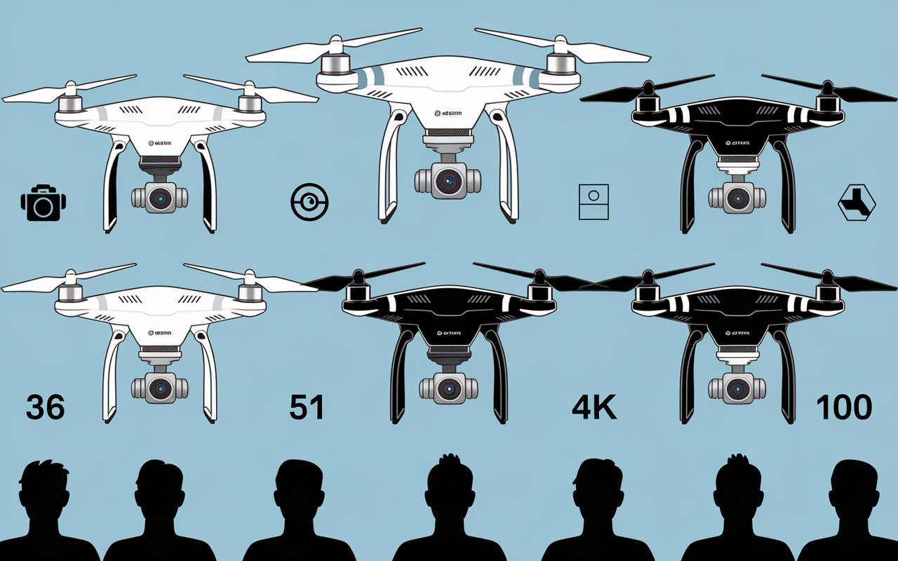 Top 5 meilleur drone 2024 regroupés